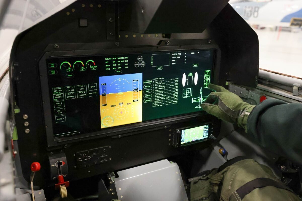 L39 cockpit advanced upgraded avionics