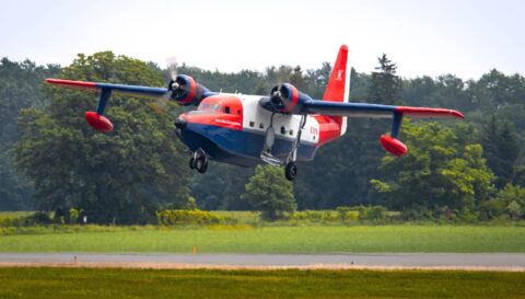 HU-16 Albatross takeoff