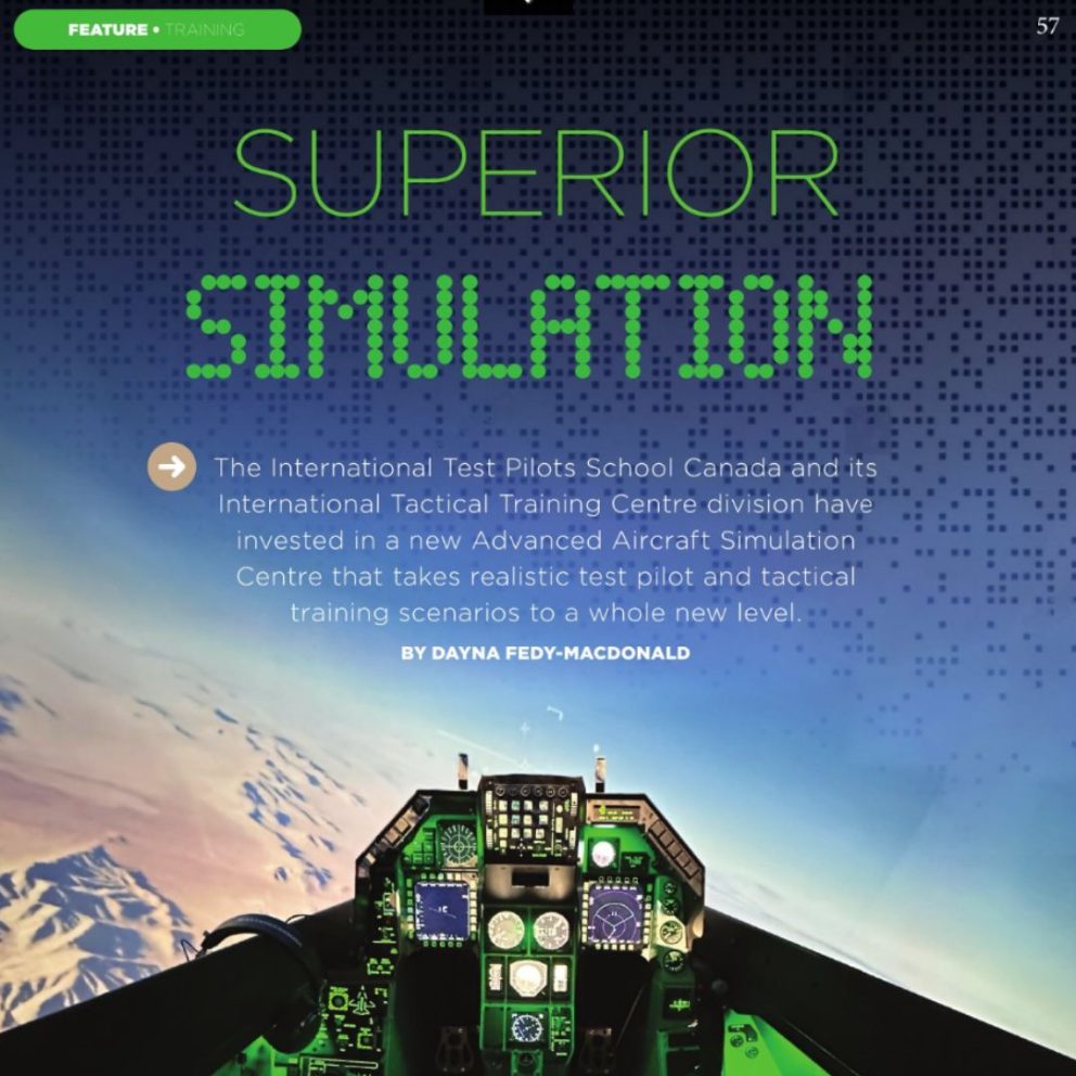 Skies Magazine article on the Advanced Aircraft Simulation Centre at ITPS