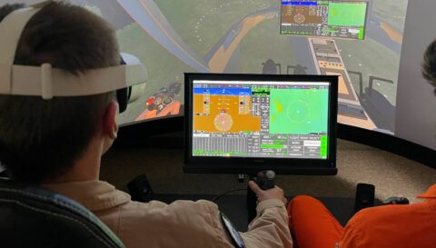 eVTOL virtual reality cockpit