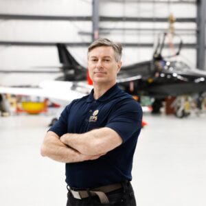 Rene Bartar at ITPS hangar