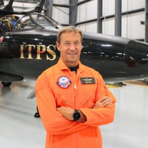 Billie Flynn in ITPS hangar