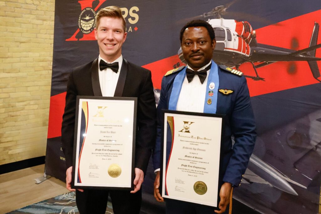 1749656862312 Jacob and Fred, two flight test graduates holding certifications