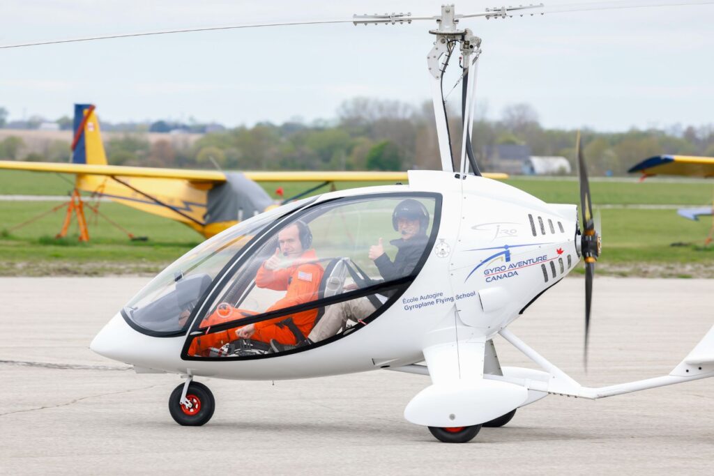 yes gyrocopter taxi