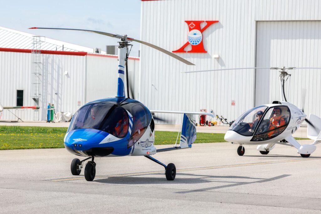 yes (8) gyrocopters on ITPS ramp