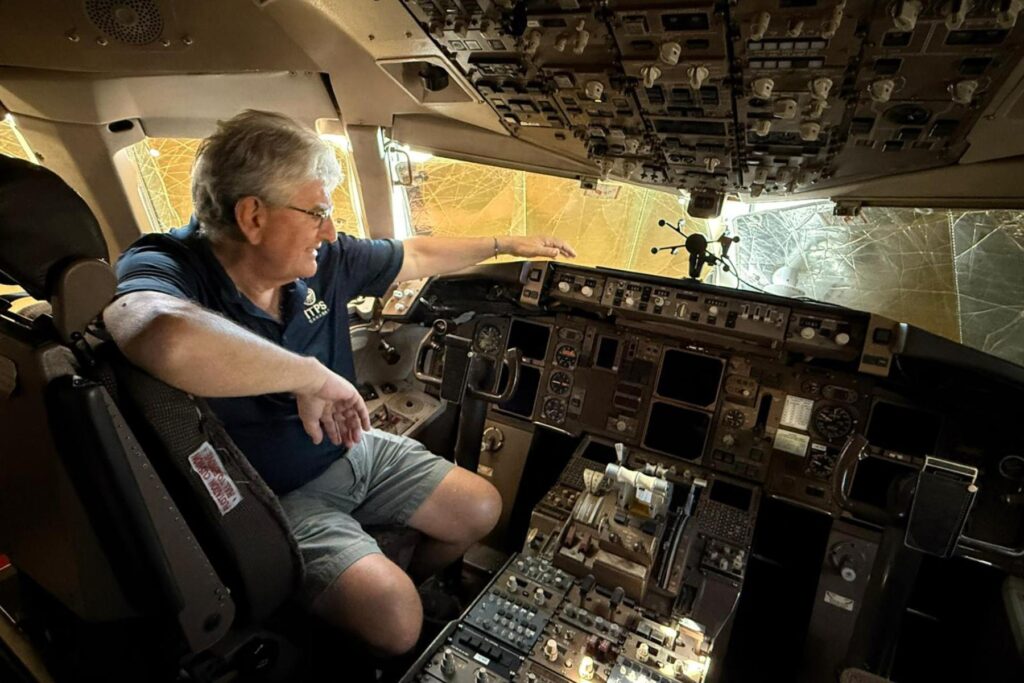 2 Giorgio Clementi in airplane cockpit