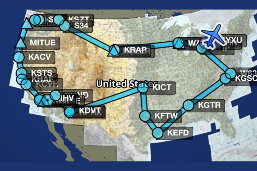 2 map of USA tour stops