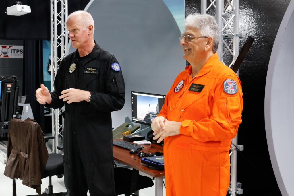 4 Steve Bigg and Giorgio Clementi stand together