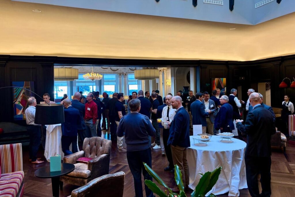 3 Flight Test Safety Workshop attendees mingling