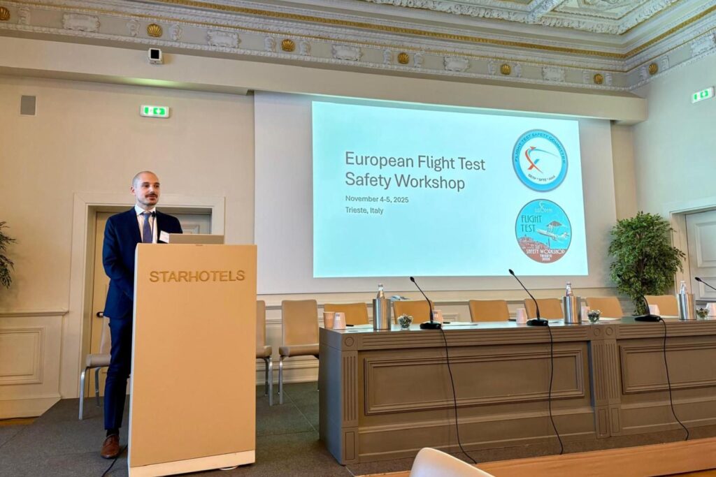 4 Flight Test Safety Committee attendee at podium