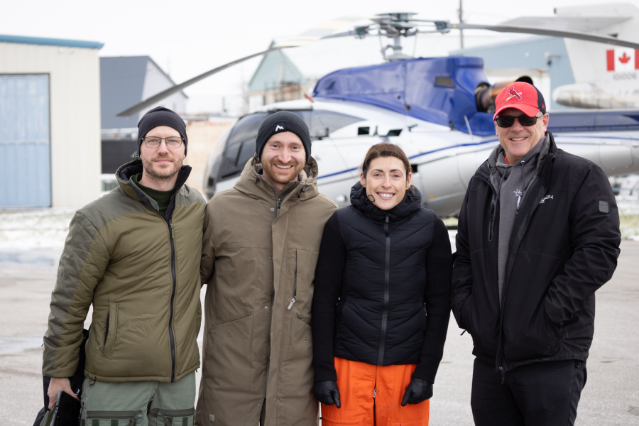 1 (4) ITPS Rotary wing students stand in front of Airbus EC130T2