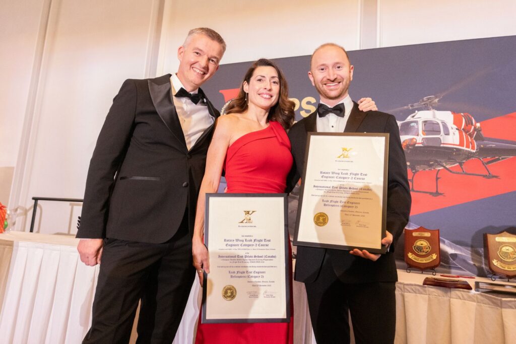 ITPS graduates with plaques