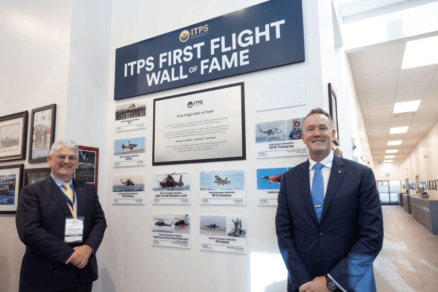 2 Giorgio Clementi and Dave Lohse with ITPS wall of fame