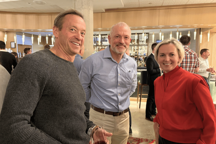 3 Billie Flynn with ITPS presenter and guest at Hard Rock Hotel event