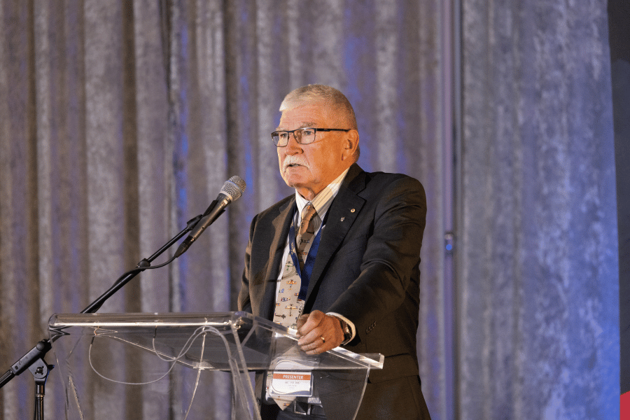 4 Air Vice Marshal Mark Skidmore AM at ITPS flight test seminar