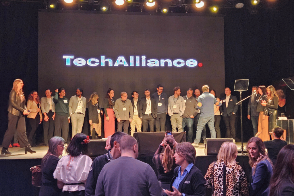 1 Attendees on stage of TechAlliance event attended by ITPS Canada