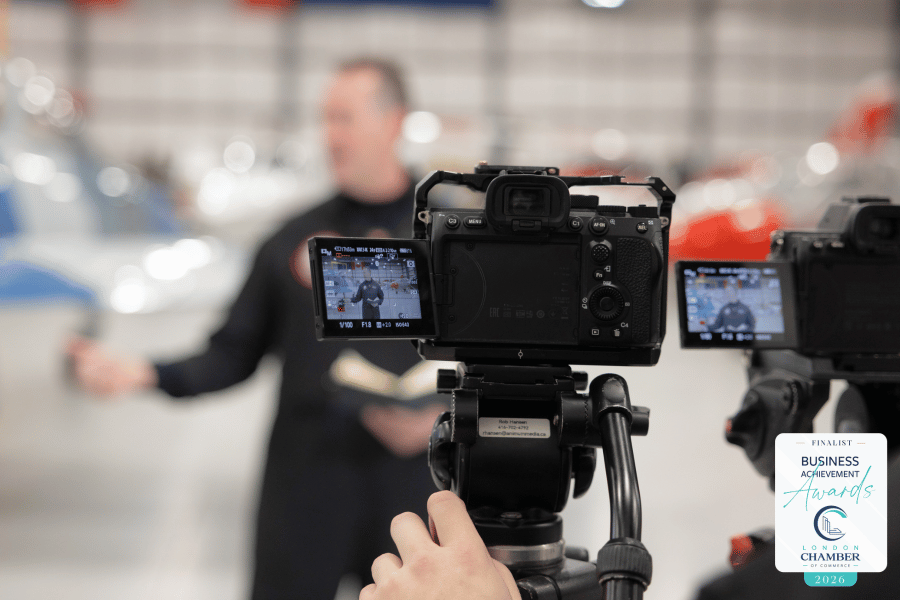 Camera pointing to Dave Lohse