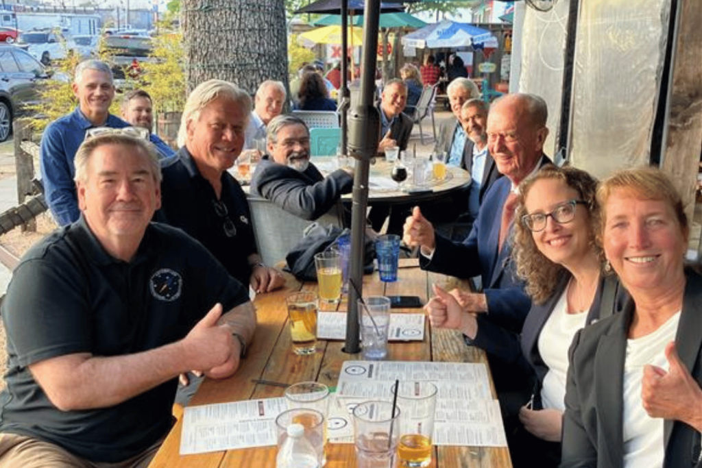 ITPS representatives with Kelly Latimer, SETP president