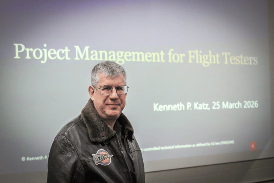 yes Ken Katz in front of presentation screen