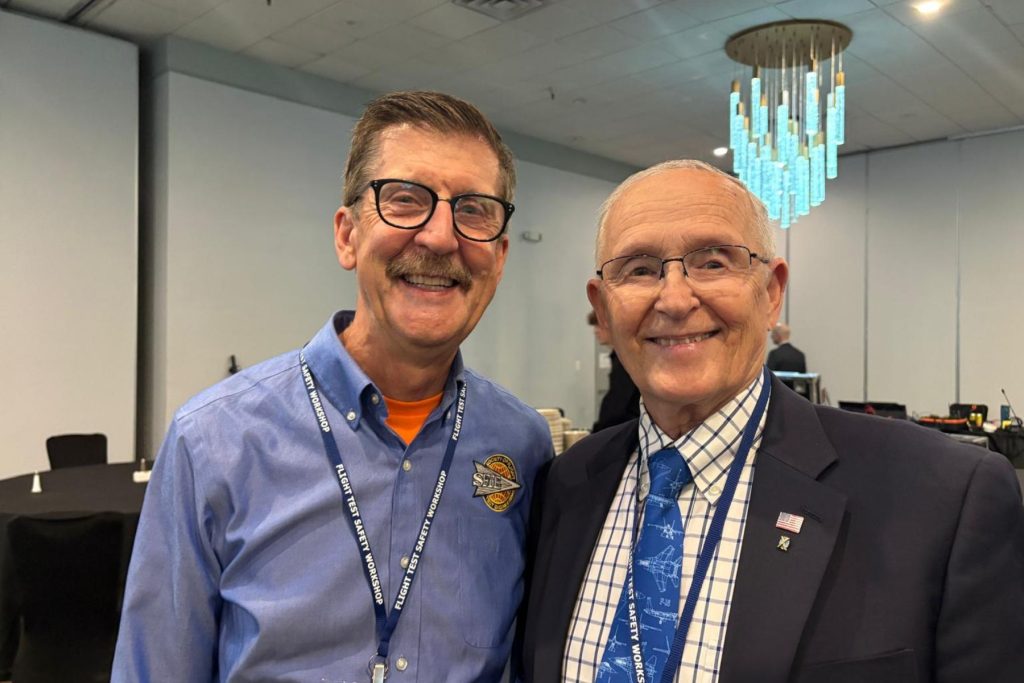 Jeff Canclini, SFTE president at North American Flight Test Safety Workshop