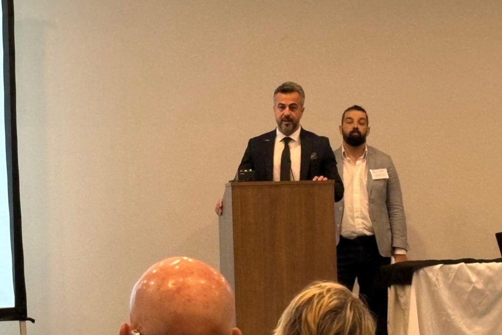 ITPS turkish aerospace industries alumni students presenting at North American Flight Test Safety Workshop