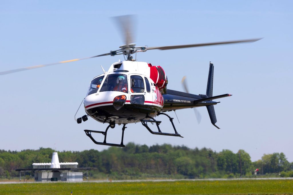 Airbus AS355N Helicopter at ITPS