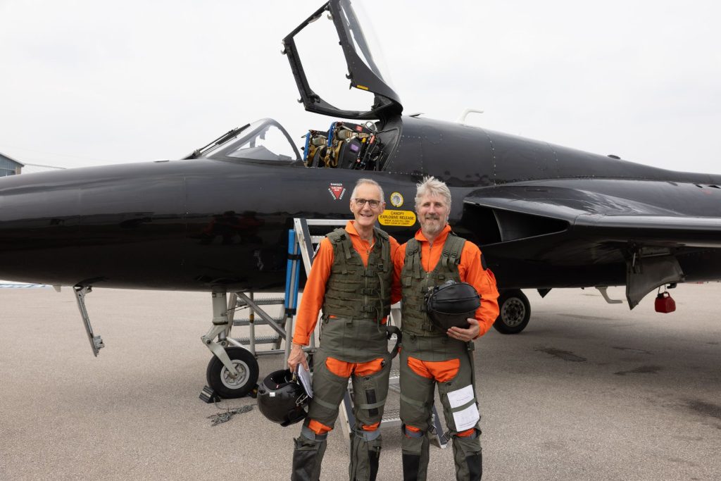 5 Alain Lacharite, and Rosie in front of ITPS Hunter