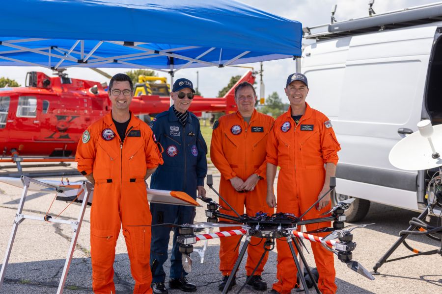 ITPS UAS team and Mark Chivers of RW