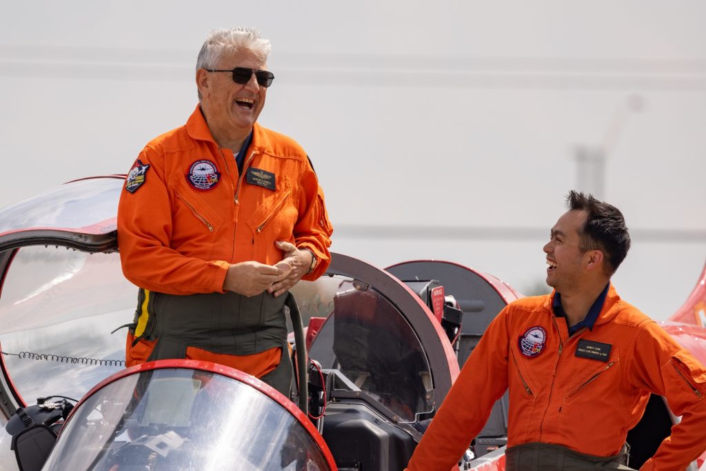 2 Giorgio Clementi and Bennett Leong in ACE cockpit