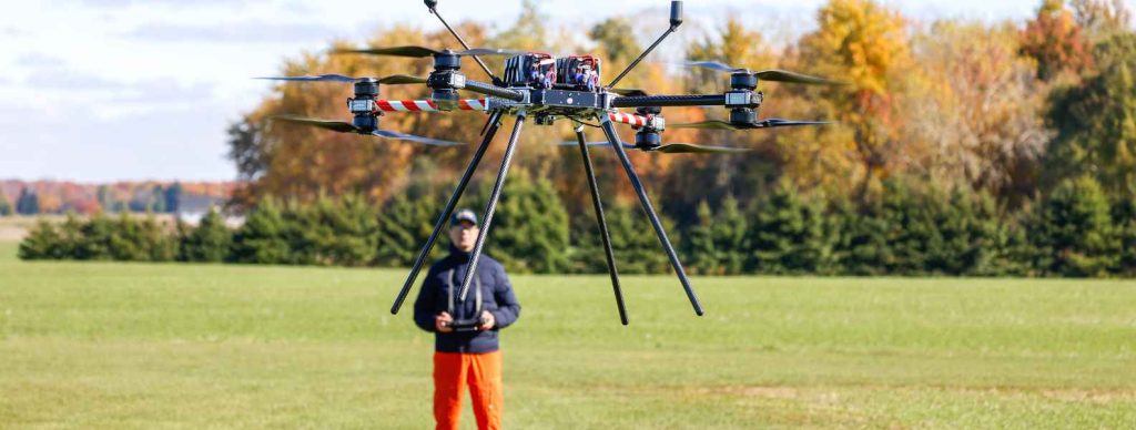 Copy of Website FH Template (50) Michael Mulquiney, Head of UAS Operations, ITPS Canada, operating Callisto Freespace 50 drone