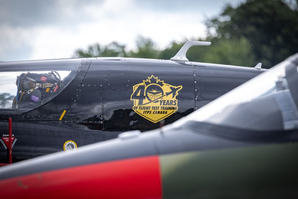 ITPS Canada 40th year anniversary symbol on 5STA hunter jet