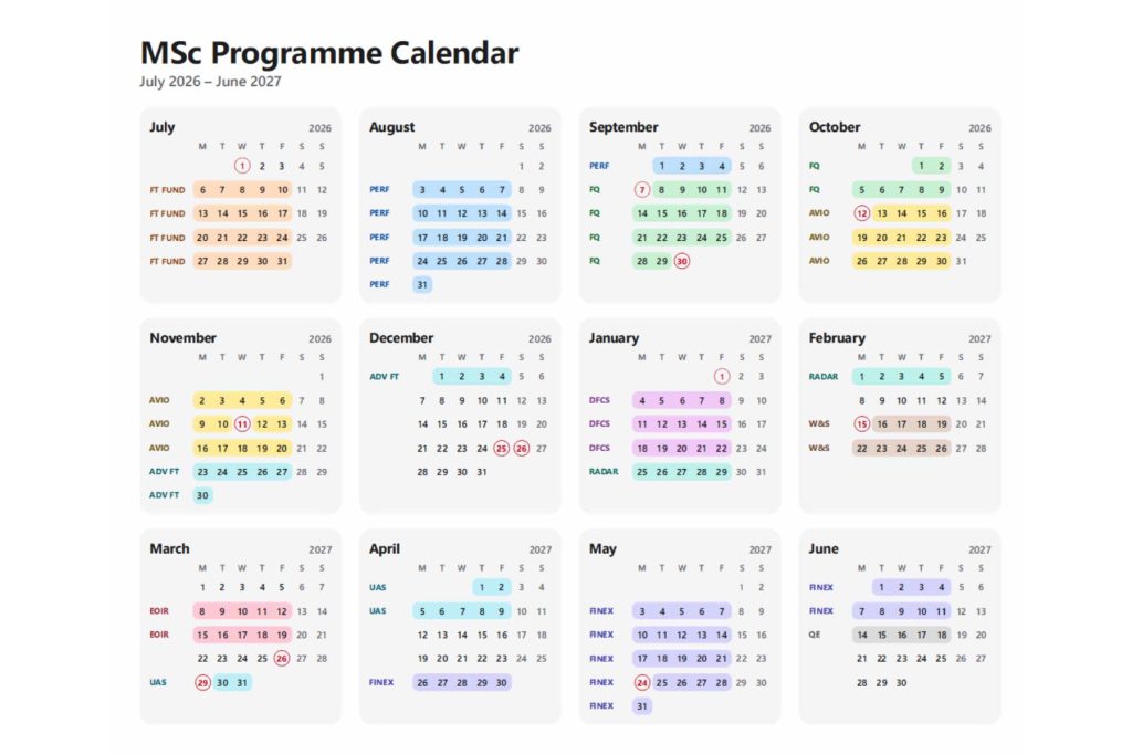 Academic calendar 2026-2027